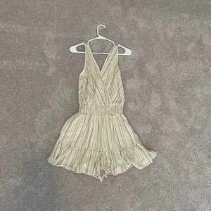 American Eagle striped romper